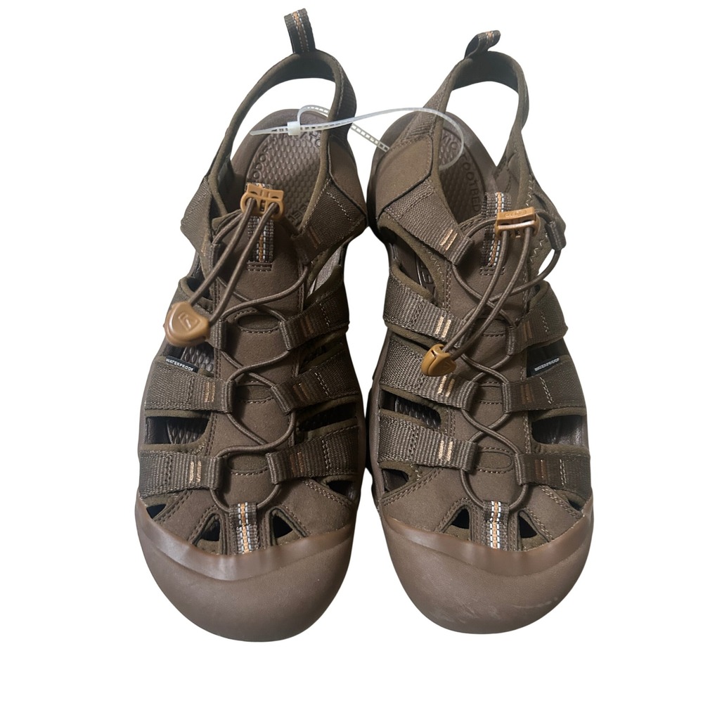 KEEN Newport H2 Sandals Mens 15 Brown Excellence Waterproof Hiking 1030137